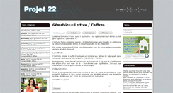 Desktop Screenshot of calcul.projet22.com